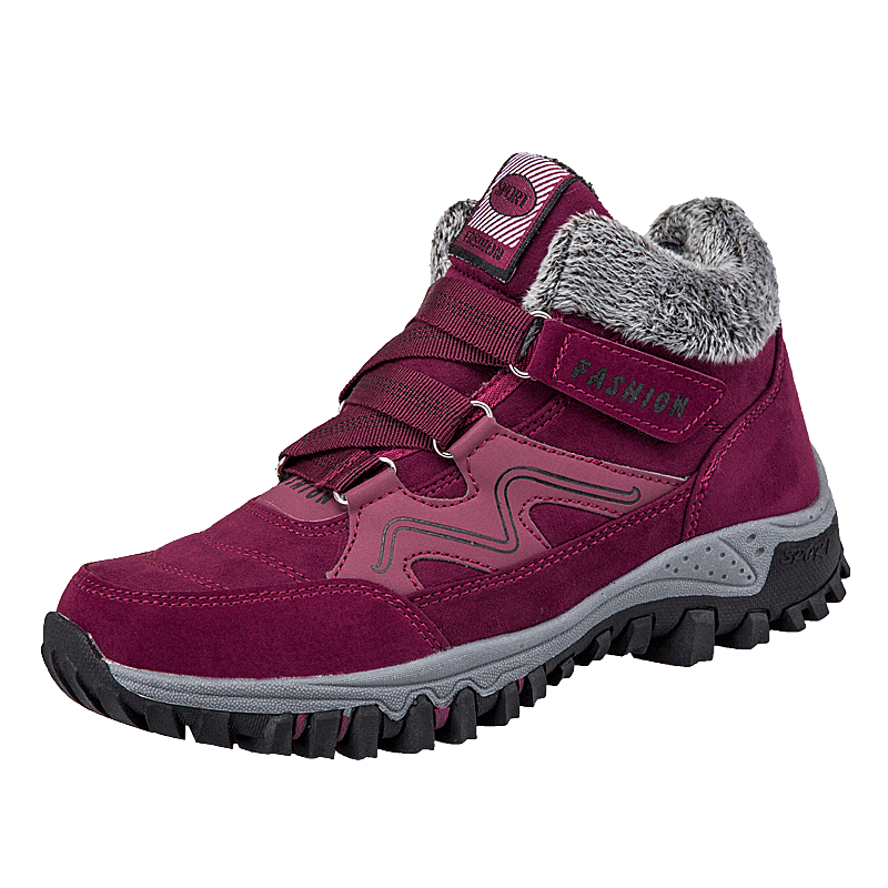 Outdoor Snow Plus Velvet Warm Women's Cotton Shoes Angelwarriorfitness.com