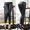 High Waist Leather Leggings Angelwarriorfitness.com