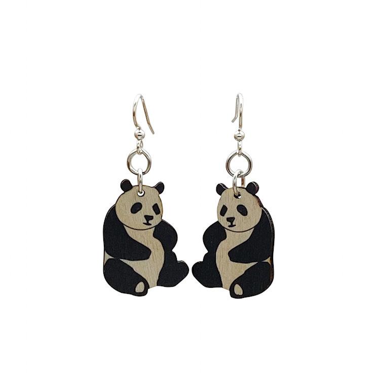 Small Panda Earrings #1478 Angelwarriorfitness.com