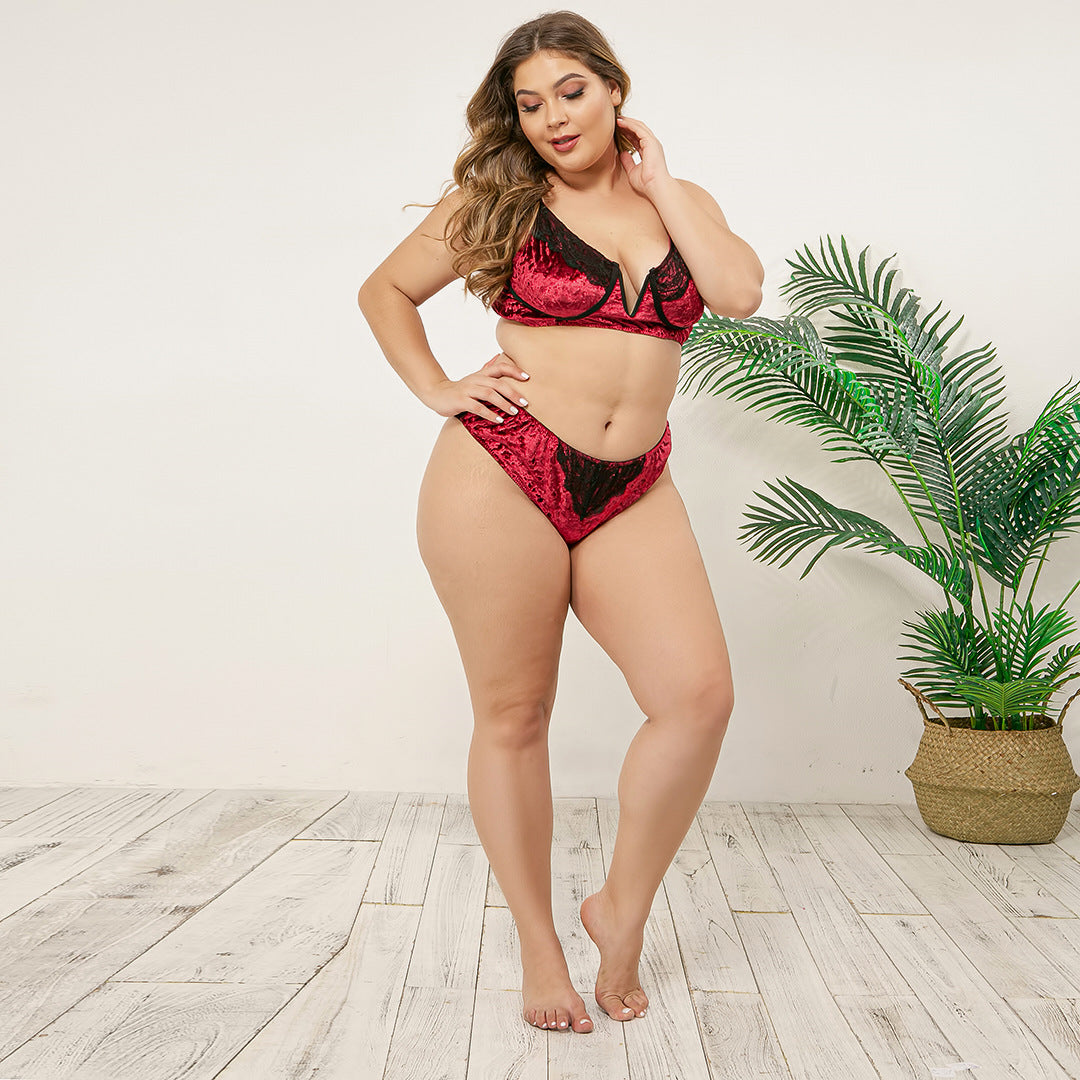 Lingerie grande taille Velours Angelwarriorfitness.com