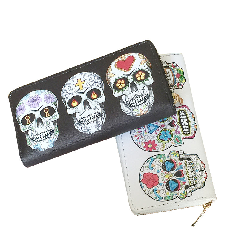 Skull cross wallet Angelwarriorfitness.com