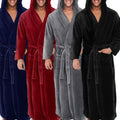 longer bathrobe long-sleeved gown Angelwarriorfitness.com