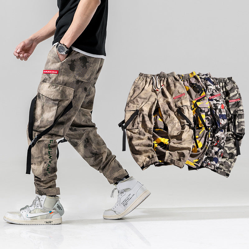 Ryland Camouflage Hip Hop Jogger Pants Angelwarriorfitness.com