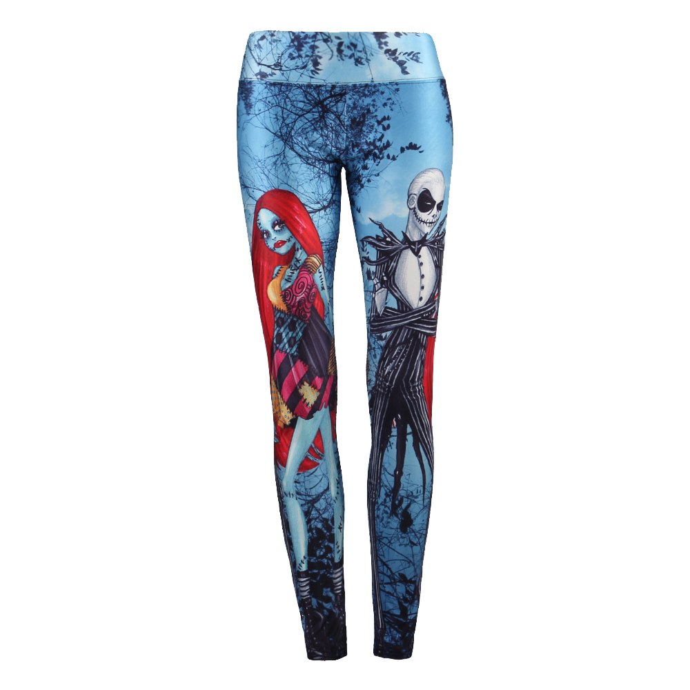 Nightmare Before Christmas Leggings Angelwarriorfitness.com