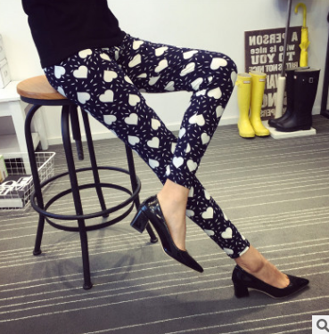 Printed Leggings polka dots Angelwarriorfitness.com