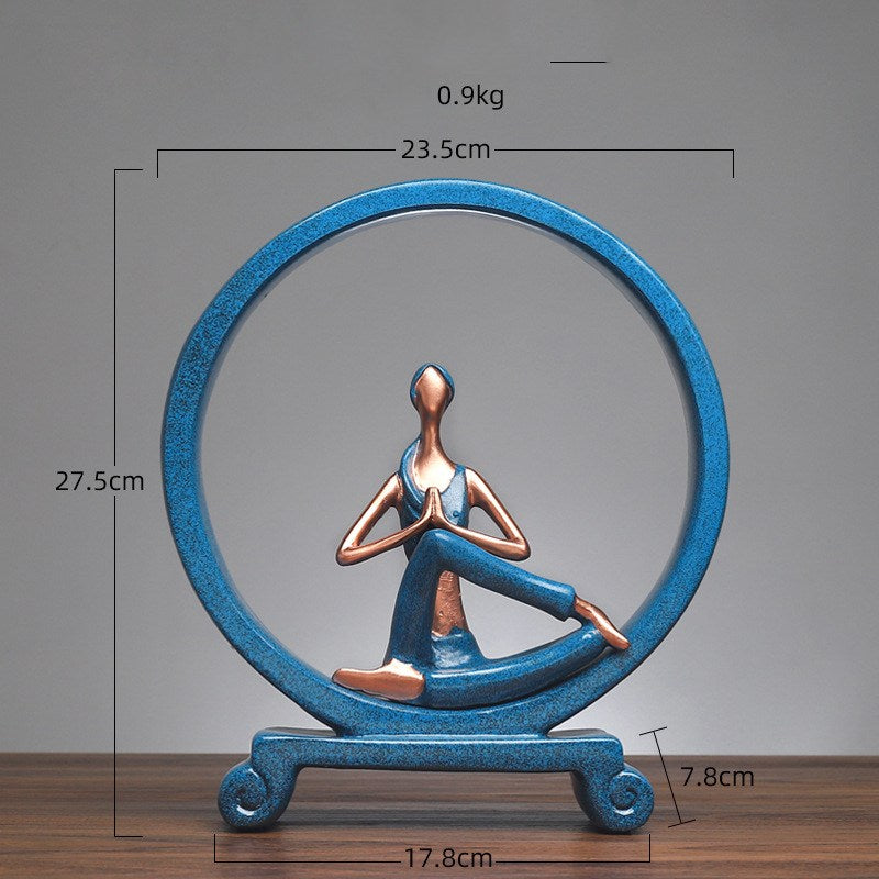 Yoga girl decoration Angelwarriorfitness.com