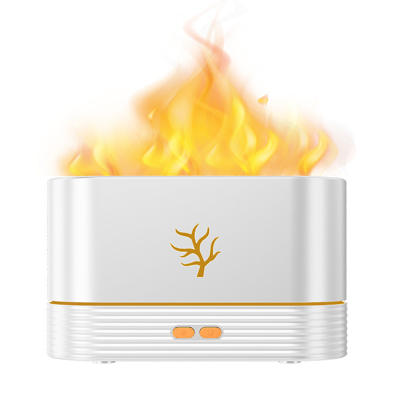 Flame Aroma Diffuser Air Humidifier Ultrasonic Cool Mist Maker Fogger Led Essential Oil Flame Lamp Difusor Angelwarriorfitness.com