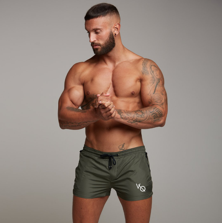 Casual pants, muscle fitness, five pants Angelwarriorfitness.com