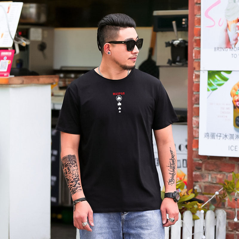 Summer Plus Size Men's Print Plus Size T Shirt Angelwarriorfitness.com