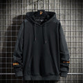 Sweatshirt Men's Hooded Loose Plus Fat Plus Size Fat Long Sleeve Jacket Men Angelwarriorfitness.com