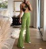 Cryptographic Vintage Sexy Fitness High Waist Rise Flare Pants Angelwarriorfitness.com