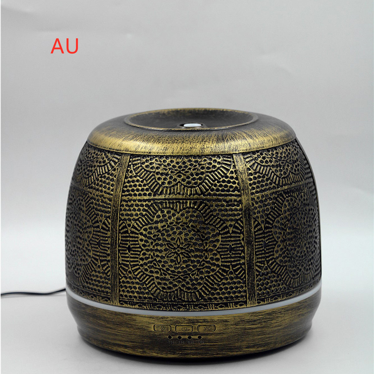 Wrought Iron Hollow Aroma Diffuser Humidifier Office Mute Aroma Diffuser Angelwarriorfitness.com