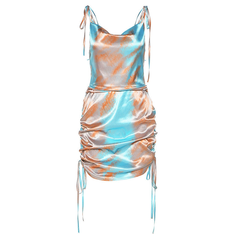 Sling Halter Slim Dress Women's Dress Angelwarriorfitness.com