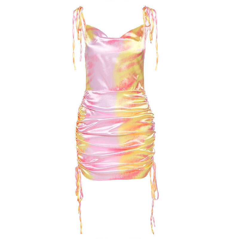 Sling Halter Slim Dress Women's Dress Angelwarriorfitness.com