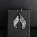 Niche Design Angel Devil Wings Dark Necklace Angelwarriorfitness.com