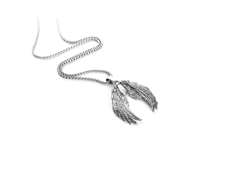 Niche Design Angel Devil Wings Dark Necklace Angelwarriorfitness.com