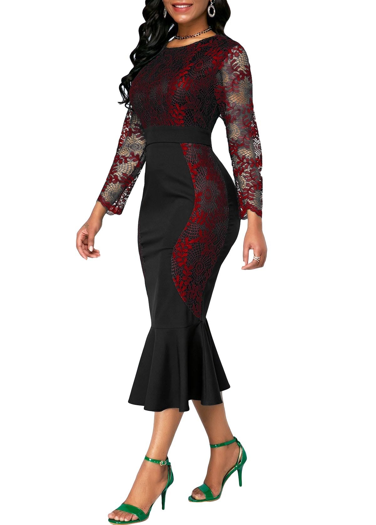 Casual Plus Size Slim Office Bodycon dress Angelwarriorfitness.com