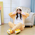 Set Kigurumi Adult Women Men Animal Corgi Pajamas Flannel Cartoon dog Cosplay Onesie corgi Warm Winter pijama Angelwarriorfitness.com