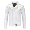 Motorcycle Leather British White Washed Leather Angelwarriorfitness.com