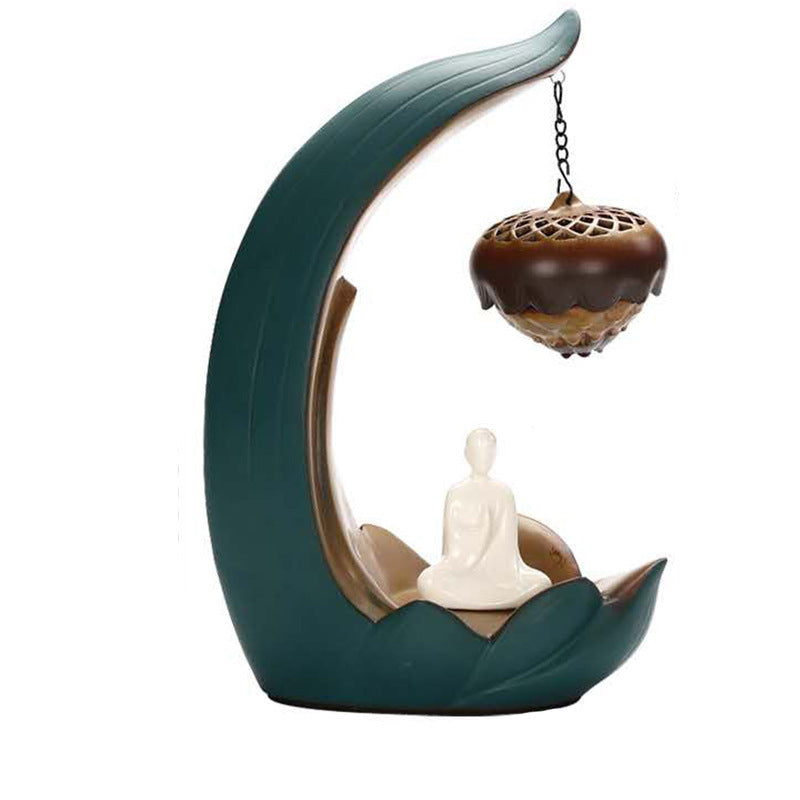 Ceramic Creative Backflow Aroma Diffuser Decoration Angelwarriorfitness.com