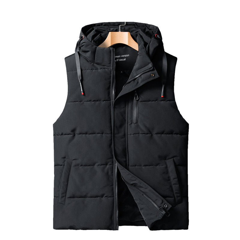 Men's Sports Waistcoat Fat Thickened Warm Plus Size Vest For Men Angelwarriorfitness.com