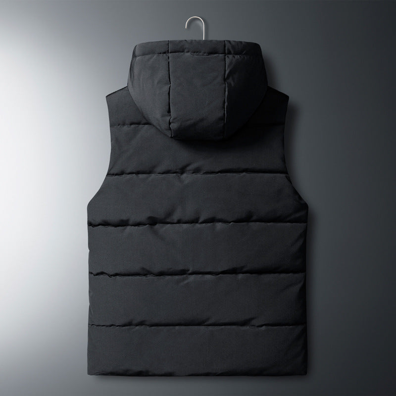 Men's Sports Waistcoat Fat Thickened Warm Plus Size Vest For Men Angelwarriorfitness.com