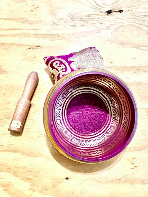 Yoga Singing Bowl for Peace Sound Therapy Meditation Copper-7 Inch Angelwarriorfitness.com