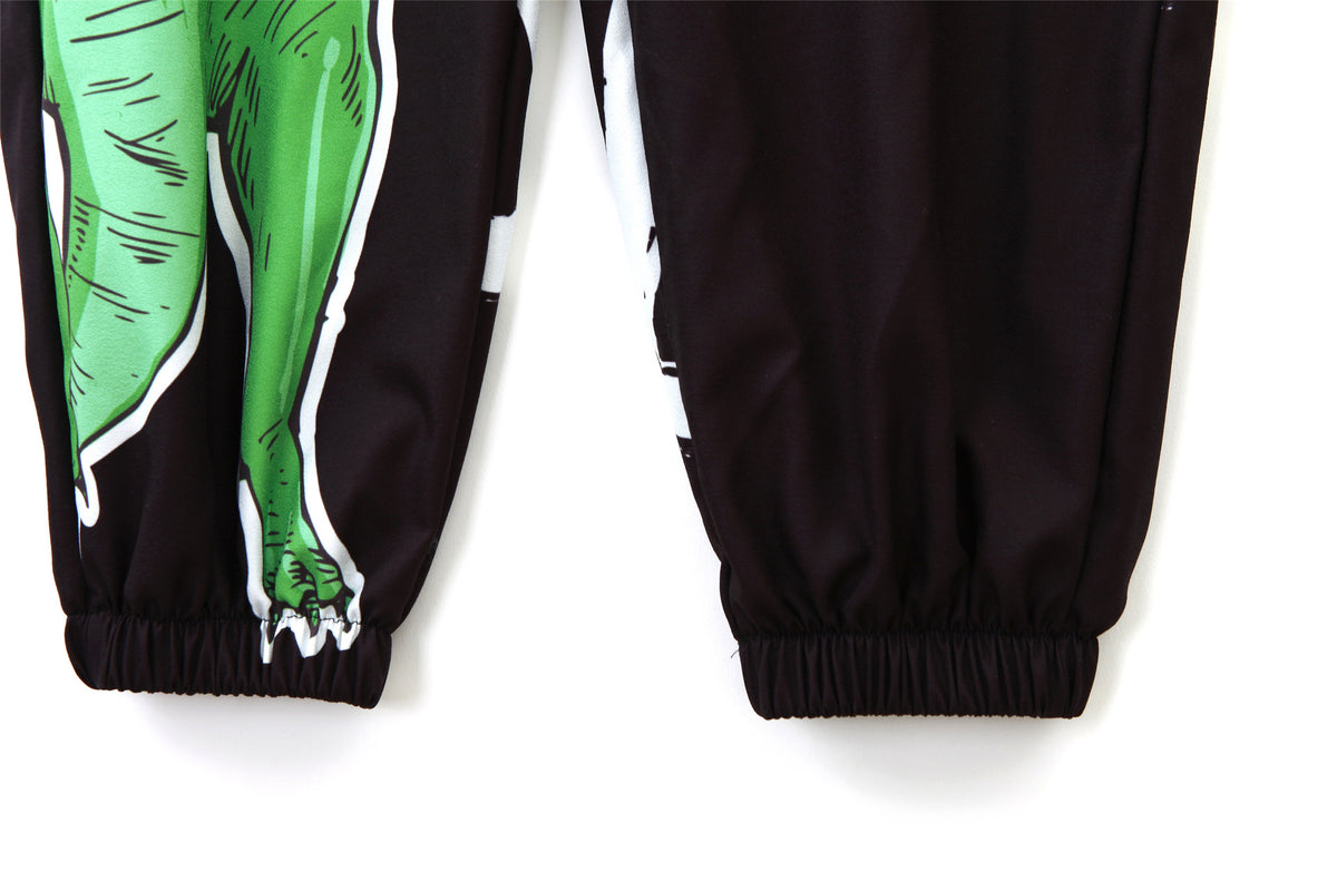 New Trendy Brand Plus Size Women'S Hip-Hop Hip-Hop Hip-Hop One-Piece Suspenders Rock Dinosaur Angelwarriorfitness.com
