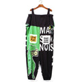 New Trendy Brand Plus Size Women'S Hip-Hop Hip-Hop Hip-Hop One-Piece Suspenders Rock Dinosaur Angelwarriorfitness.com
