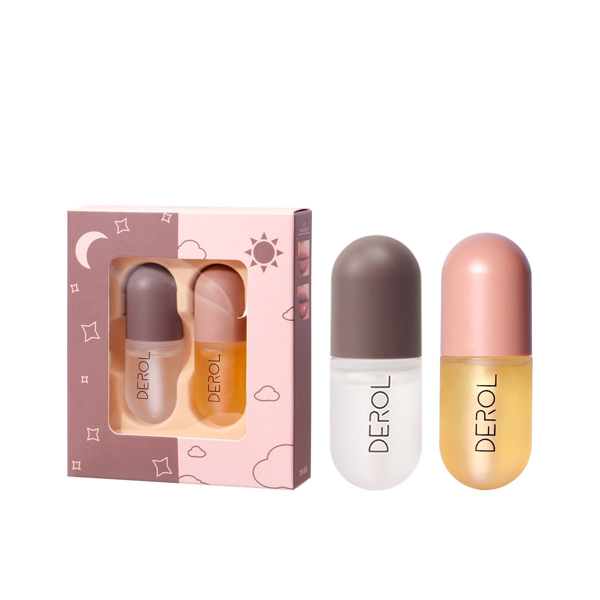 Day Night Instant Volume Lip Plumper Oil Clear Lasting Nourishing Repairing Reduce Lip Fine Line Care Lip Beauty Cosmetic Angelwarriorfitness.com