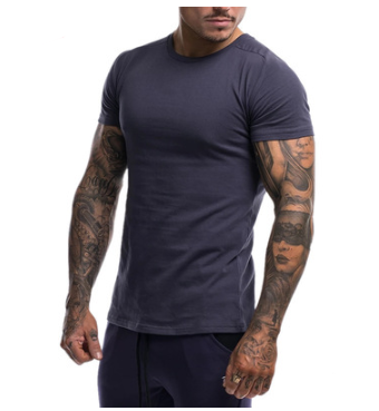 Summer Sports Short-Sleeved Men'S Loose Top Running T-Shirt Sweat-Absorbent Breathable T-Shirt Basketball Training Gym Clothes Angelwarriorfitness.com