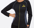 Workout Clothes Ladies Sweat Suit Outdoor Sports Yoga Sweat Tights Long-Sleeved Top Neoprene Wetsuits Angelwarriorfitness.com