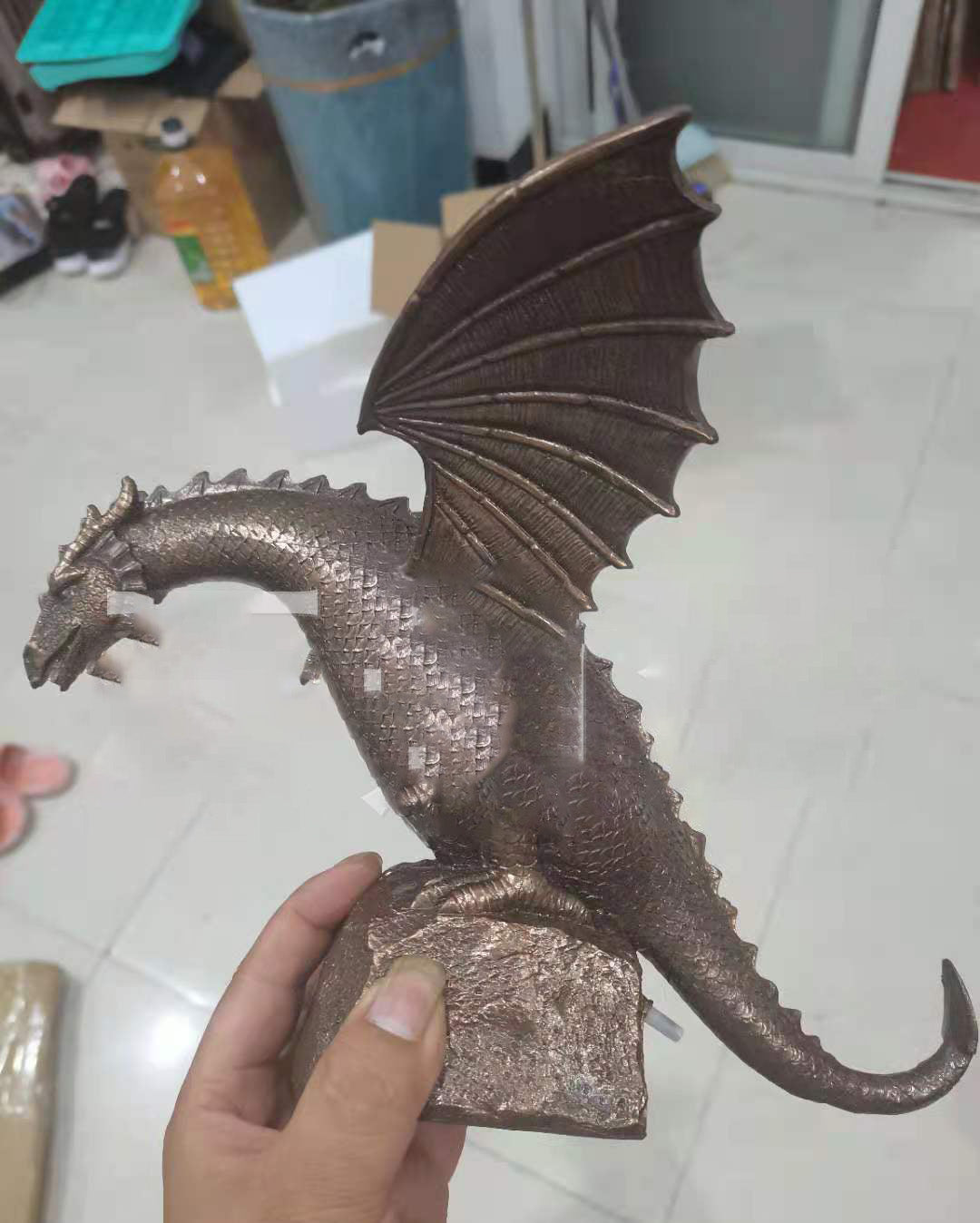 Dragon Sculpture Waterscape Angelwarriorfitness.com