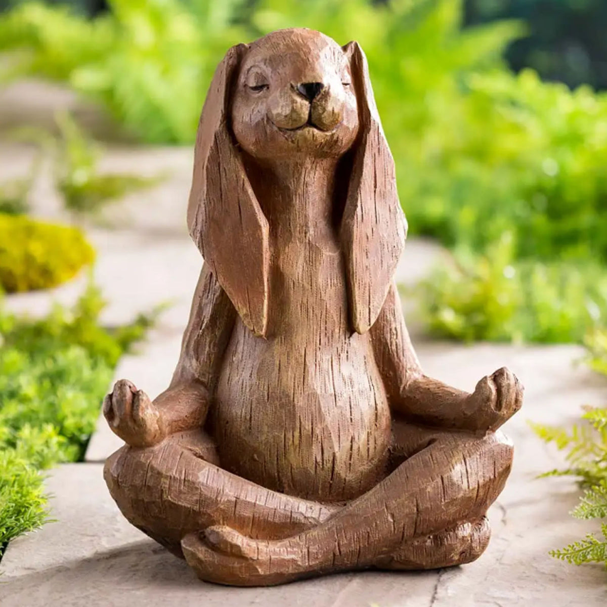 Yoga Space Gift Art Deco Animal Buddha Statue Resin Rabbit Buddha Angelwarriorfitness.com