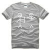 Letter Spoof Funny Short-sleeved Cotton Men's T-shirt Angelwarriorfitness.com