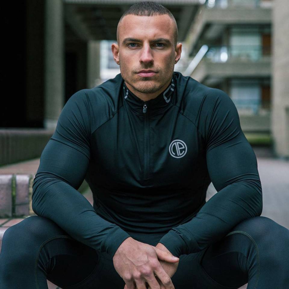 Men'S 3-Piece Workout Clothes Long-Sleeved Tight-Fitting Sportswear Angelwarriorfitness.com
