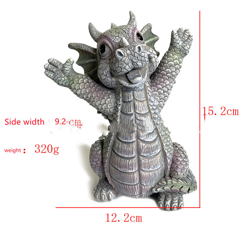 Garden Dragon Meditated Statue Angelwarriorfitness.com
