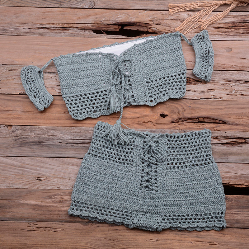 Crotchet Bohemian Bikini Angelwarriorfitness.com