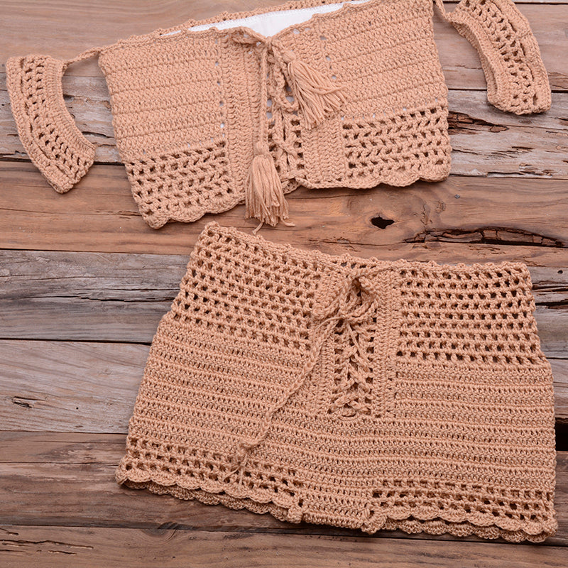 Crotchet Bohemian Bikini Angelwarriorfitness.com