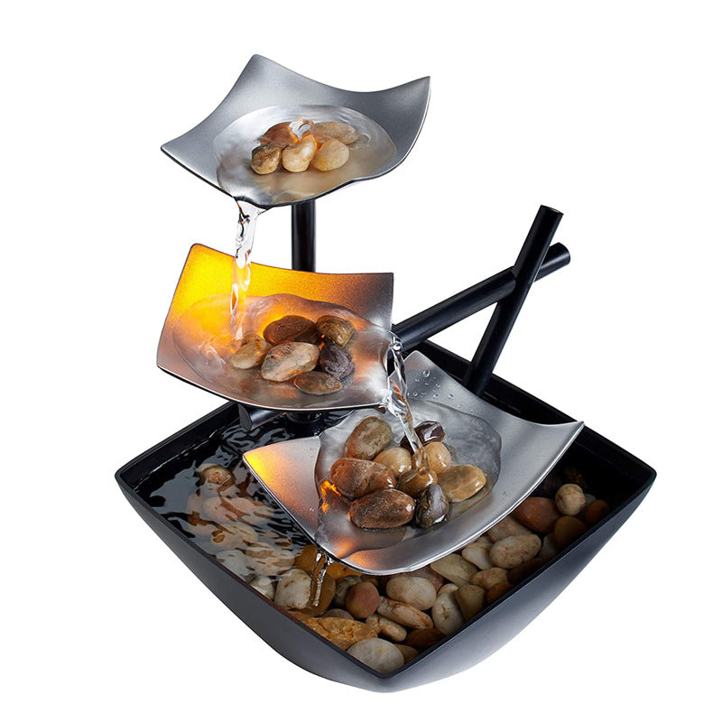 Tabletop Fountain With Flowing Water Decoration Angelwarriorfitness.com
