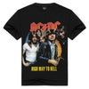 Acdc Band Rock Personality Pop Short Sleeve Angelwarriorfitness.com
