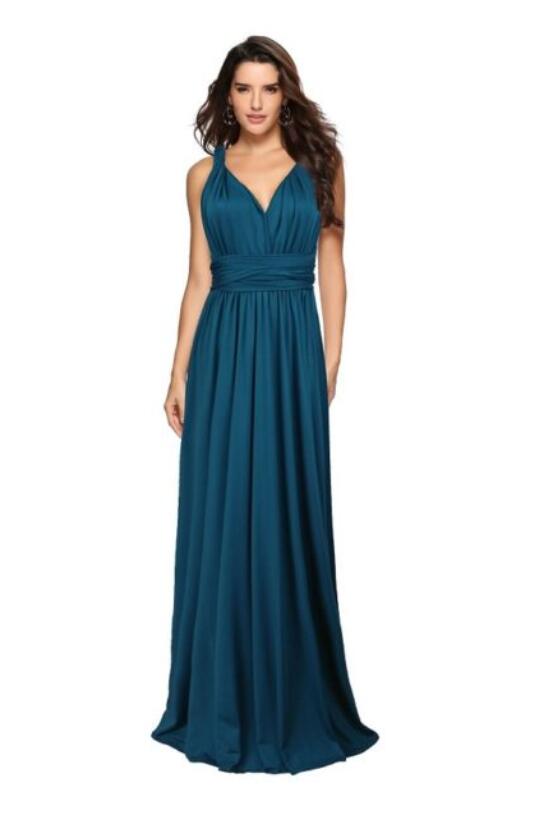 Women Bandage Convertible Boho Maxi Dress Angelwarriorfitness.com