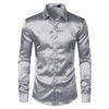Mens Black Satin Dress Shirts Angelwarriorfitness.com
