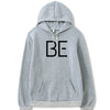 Printed Hoodie BE Letters Men And Women Plus Size Double Hood Sweater Women Angelwarriorfitness.com