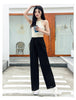 New Wide Leg Pants Women's Trousers High Waist Loose Slim Straight-leg Pants Angelwarriorfitness.com