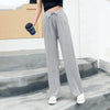 New Wide Leg Pants Women's Trousers High Waist Loose Slim Straight-leg Pants Angelwarriorfitness.com