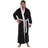 Men's Plus Size Extra Long Bathrobe Long Sleeve Nightgown Angelwarriorfitness.com