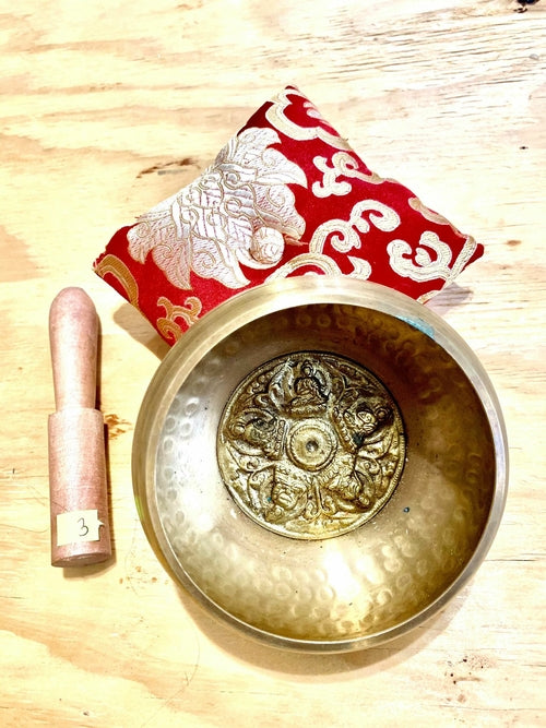 Yoga Singing Bowl for Peace Sound Therapy Meditation Copper-7 Inch Angelwarriorfitness.com