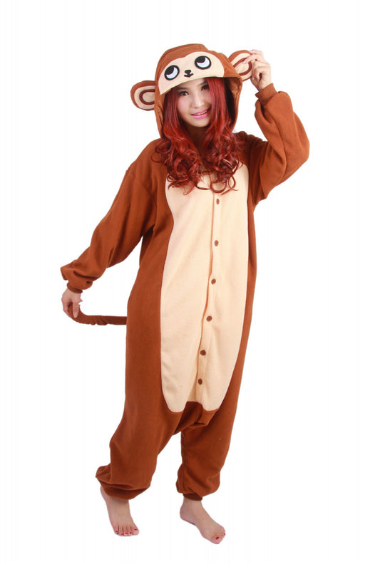 New Pajamas Cute Little Monkey Cartoon Pajamas One-piece Angelwarriorfitness.com