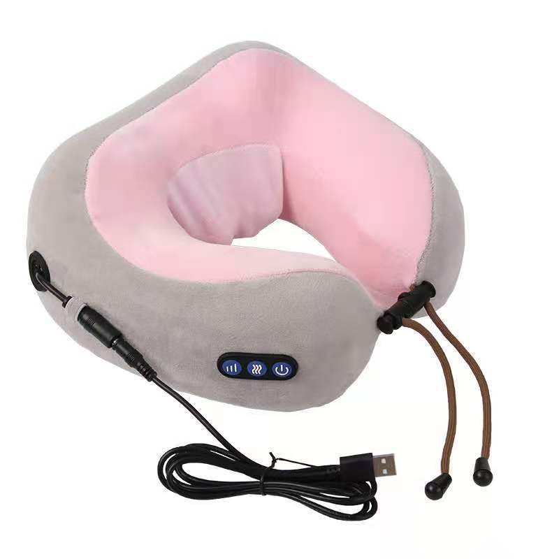 U Shaped Massage Pillow Neck Massage Device Electric Neck Massager Apparatus Shoulder Back Cervical Massager For Body Relaxation Angelwarriorfitness.com